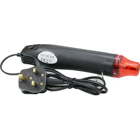 Mini Hot Air Gun, Portable Mini Heat Gun for DIY Embossing Shrink Wrapping Drying Paint, 300W Multi Function Electrical Heat Tool-Black (1/5)