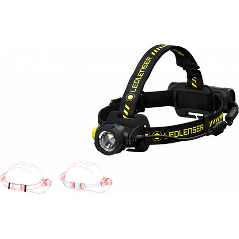 LEDLENSER H7R Work Wiederaufladbare und dimmbare Profi-Stirnlampe