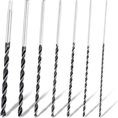 Lot de 7 forets hélicoïdaux - Diamètres 4, 5, 6, 7, 8, 10, 12 mm - Stables, Précis et Incassables (1/5)