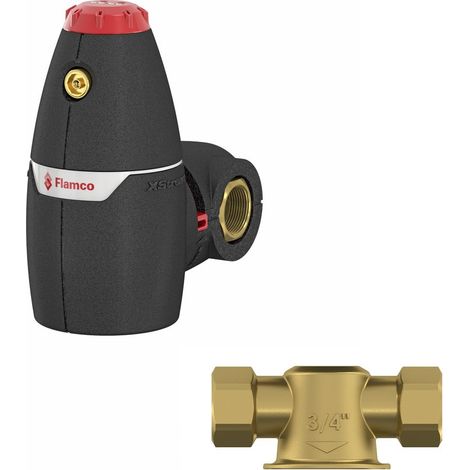 Flamco Separatore d'aria XStream Vent DN32 - G1 1/4 F con isolamento, 11003