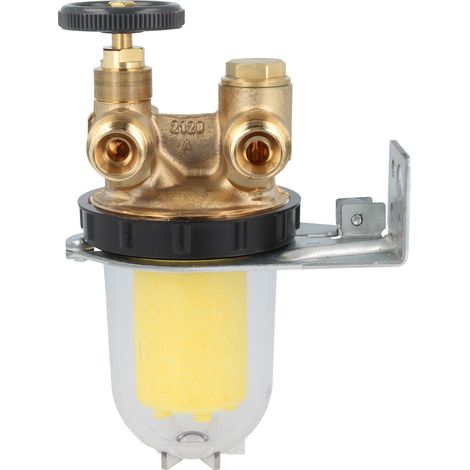OVENTROP Heizölfilter-Zweistrang ''Oilpur Z A'' DN10, 3/8''IG, 3/8''AG, Siku