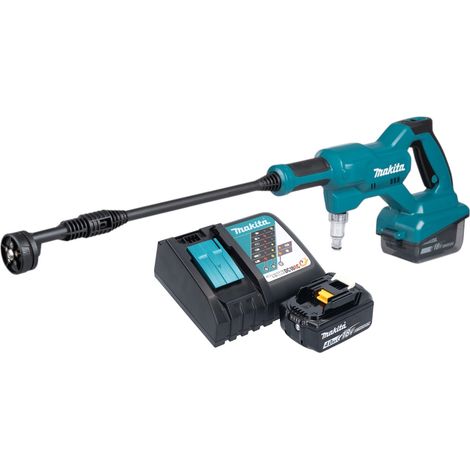 Makita DHW 180 RM1 Akku Druckreiniger 18 V 24 bar + 1x Akku 4,0 Ah + Ladegerät
