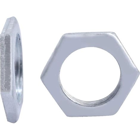 Écrou hexagonal en fer galvanisé mince M6 M8 M10 M12 M14 M16 M18 (1/5)