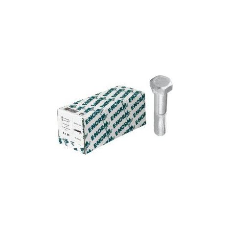 Tornillos de cabeza hexagonal con vástago DIN 931-8.8 (similares), galvanizados, M6 x 30 HP E-NORMpro (Por 200)