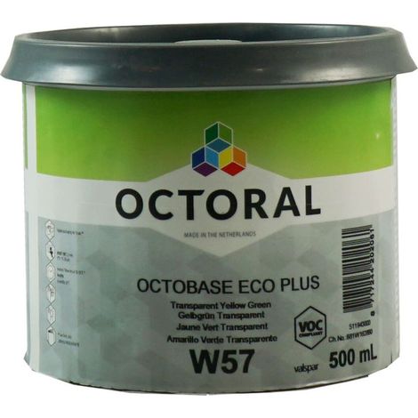 Octobase W57 Octobase ECO TRANSPARENT A BASE DE JAUNE VERT 0,5 lt