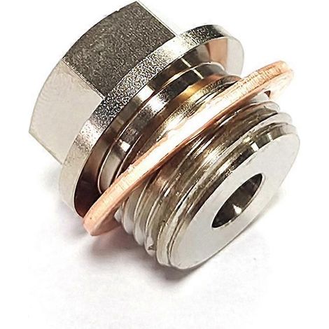 Adaptateur de capteur de pression pour tuyau de jauge de température M18x1,5 vers 1/8" NPT mâle, en fer nickelé électrolytiquement, pour carburant et air, bateau (1/5)