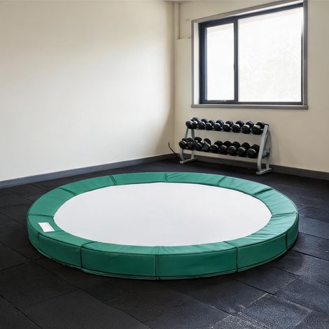Trampoline Ø366 cm Sicherheits-Randabdeckung Grün en pVC PE (1/5)