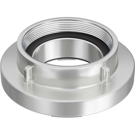 Wiltec Storz Kupplung B 89mm Festkupplung 75-B mit Innengewinde 3"X3" BSP aus Aluminium B Schlauchkupplung