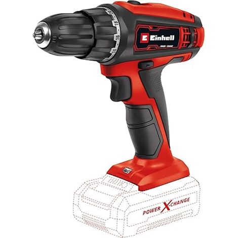 Einhell – Perceuse-visseuse sans fil 18V – Couple 40Nm – 2 vitesses – Moteur Brushless pour vissage rapide – Compatible Power X-Change