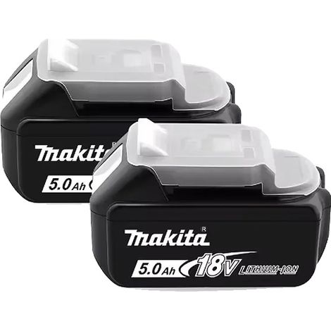 Batterie d'outil sans fil, 18V Lithium-ion, capacité de 6000mAh, Makita 18V 5AhX2 (1/2)