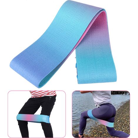 Bande élastique de fitness pour hanches et yoga, renforcement musculaire (Taille S)