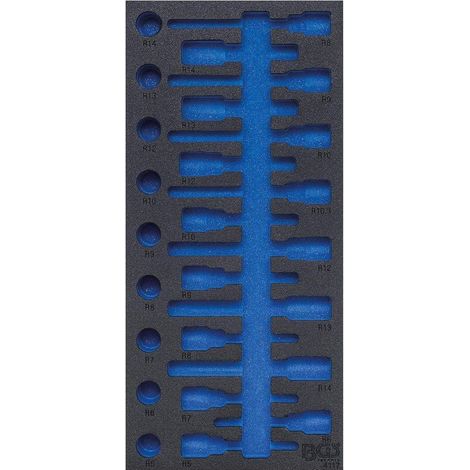Insert de Servante d Atelier 1/3 Vide - 20,4 x 8,7 x 43,7 cm - Compatible Servante 4117 - Organisation Optimale - D-Work