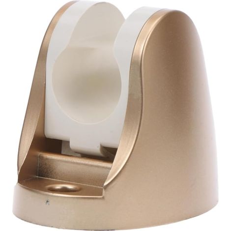 Support de pommeau de douche Alipis, couleur aléatoire, en plastique ABS, réglable avec finition dorée, pour pommeau de douche à main (1/5)