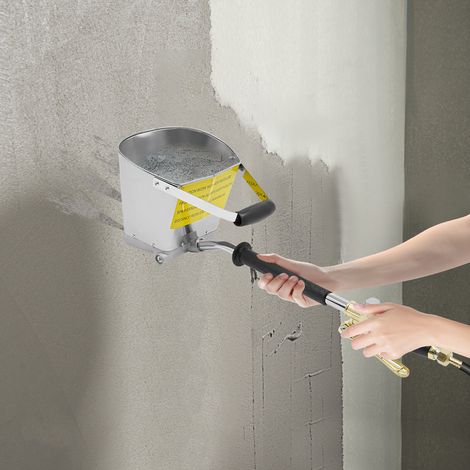 Putzwerfer Putzpistole Kompressor Trichterpistole Druckluft Edelstahl