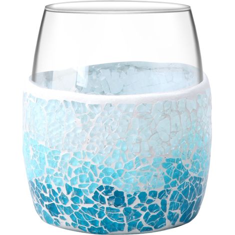 SUMMER BICCHIERE IN VETRO BLU (1/4)