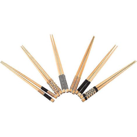 Paire de baguettes japonaises pratiques en bois de châtaignier naturel, fabriquées à la main (cadeau) (1/5)