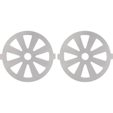 Lames de Disques de Hachoir à Viande en Acier Inoxydable, Accessoires de Hachoir à Aliments 7mm/0.3in ID pour Hachoir à Viande 5 /hachoir à Viande de Type B, 2 Pièces(7mm-secteur) (1/5)