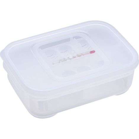 Incubateur transparent en plastique pour œufs de geckos, serpents, lézards et reptiles. Boîte d'incubation. (1/5)