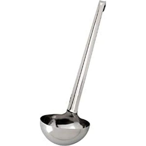 Louche Monobloc Inox - 1 Pièce - Acier Inoxydable - Ergonomique - Cuisine Pro et Domestique - 28 cm