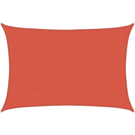 Maison Exclusive - Sonnensegel 160 g/m² Terrakottarot 4x5 m HDPE (1/5)