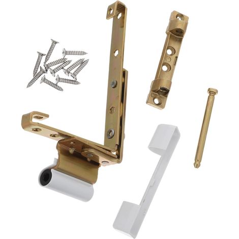 Charnière de Fenêtre Pvc Compatibilité Polyvalente en Acier au Carbone Fonctionnement Fluide, Kit de Réparation pour Porte et Fenêtre pour Cadre Pvc, Adapté pour Réparation DIY (1/5)