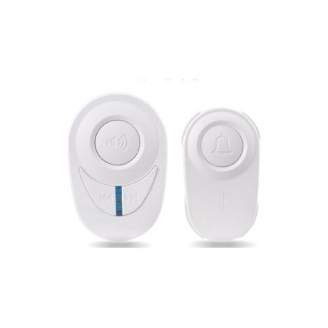 Sonnette sans fil blanche, étanche, pour extérieur, maison, intelligente, E-AquaForge