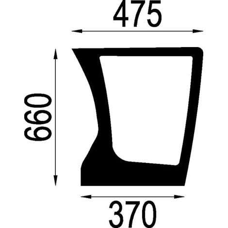 Parabrezza anteriore inferiore UNIVERSALE 4429882N (1/2)