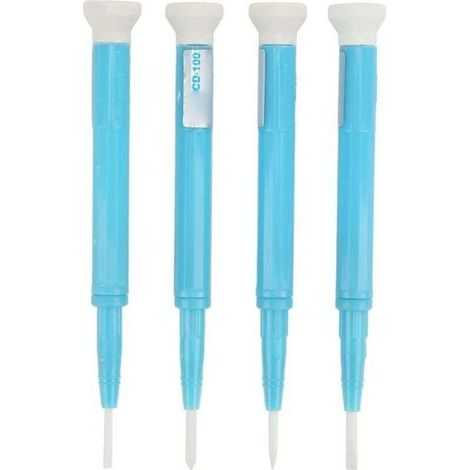 4 Pièces Tournevis en Céramique, Résistance Réglage Sans Inducteur Réglage Pilotes Pas à Pas Fente pour Embout Croix1,3 mm 1,8 mm 2,6 mm 2 mm pour la Configuration du Circuit (1/4)