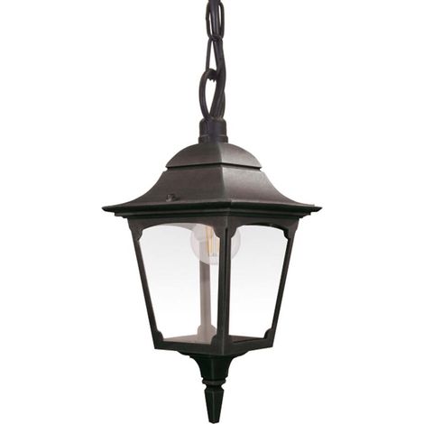Lampe suspendue lumière extérieure suspension plafonnier balcon lumière aluminium D 20,5 cm (1/5)