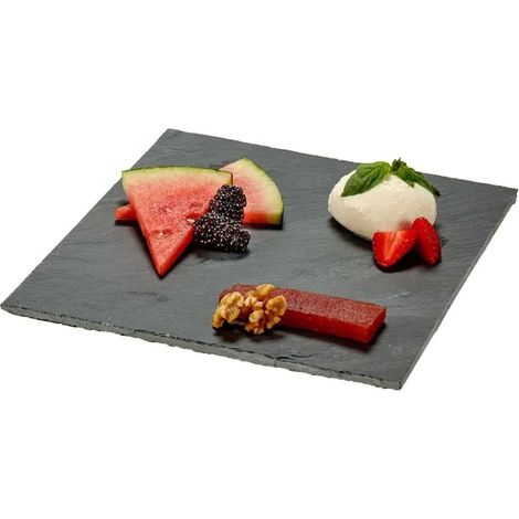 Quadratische Servierplatte für Aperitifs 25 x 25 x 0,5 cm