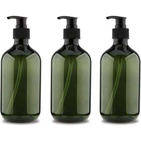 [NON UTILIZZATO] Set di 3 flaconi con dosatore da 5 ml, flacone per shampoo, flacone dispenser per liquidi ricaricabile, flacone vuoto con dosatore ricaricabile, flacone vuoto con dosatore per sapone 