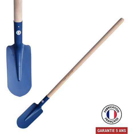 Pala da fortificazione da 13 cm – manico da 110 cm, certificata PEFC – attrezzo movimento terra OUTILS PERRIN