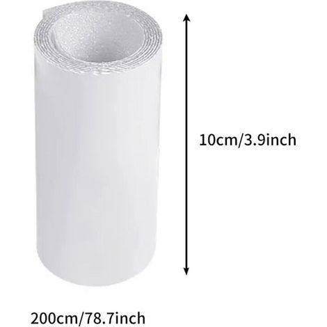 Ruban antidérapant pour escaliers, échelles, intérieur, extérieur, 10 cm x 200 cm, noir (1/4)