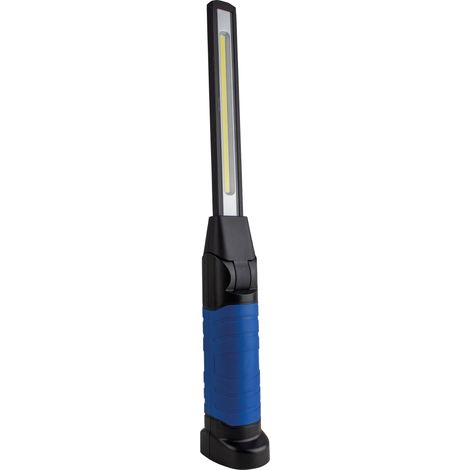 Akku LED Handlampe 6+3 Watt 620/120 Lumen mit USB-Netzteil IP54 (1/5)