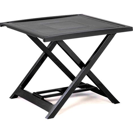 MESA PLEGABLE ARNO ANTRACITA 50x47x65 CM