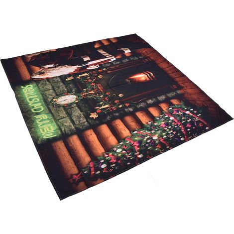 Weihnachtlicher Wandteppich, wunderschöne dekorative Wanddecke für Fotografie, Zuhause, Party, 200 x 150 cm