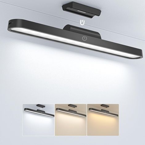 1 LED-Streifenleuchte, 2500 mAh, USB-aufladbar, magnetisch, 3 Modi, Helligkeit einstellbar, Küche, Schrank, Büro (1/5)