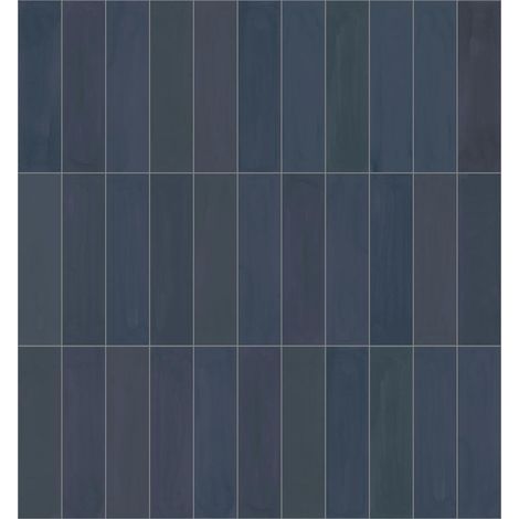 Carrelage Zellige Paris bleu Brillant 8x31.5 cm (1/2)