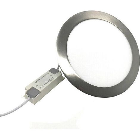 Silver Tondo Slim 3 W Light 6500k 3000k 4000k P73a-a (1/2)