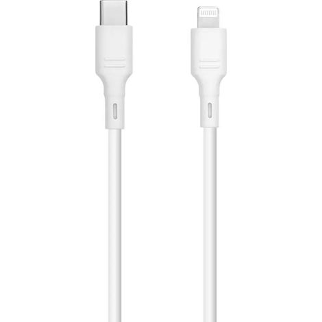 Ladekabel mit USB-C kompatibel mit iPhone 2,4 A (max. 27 W) – weiß Datenkabel (1/2)