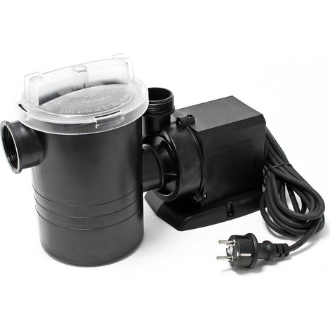 Pompe de piscine 8000 litres par heure circulation 100 watts avec filtre eco