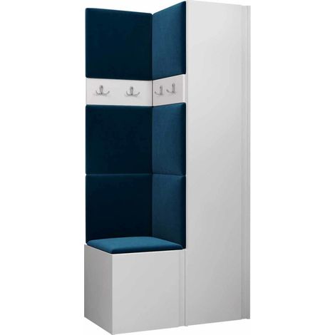 Conjunto para recibidor Pinis XXIV, Manila 26, 186x82x46cm, Tapiz, Aglomerado laminado, Colocada, Montada en la pared (1/5)