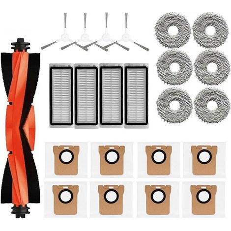 Accessoires pour aspirateurs L20 Ultra et L30 Ultra : brosse principale, filtre HEPA, lingette de nettoyage et sac à poussière (1/5)