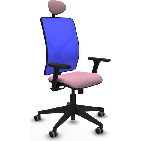Silla de oficina piqueras y crespo Motilla azul malla (1/2)