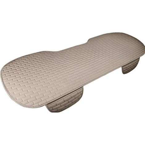 Cuscino per sedile auto in lino, cuscino stagionale per sedile posteriore, tappetino protettivo traspirante, accessorio per auto, antiscivolo, resistente, confortevole (1/5)