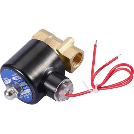 DN10 Elektromagnetisches 2-Wege-Magnetventil, normalerweise geschlossen, 220 V AC, 3/8" (1/5)