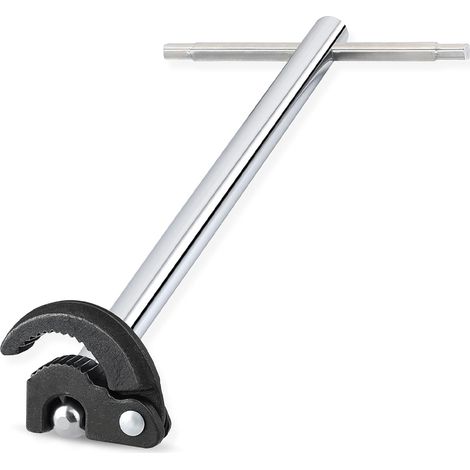 Clé de Lavabo 280mm, Clé à Écrou Réglable, Capacité de Mâchoire Réglable de 8 mm à 28 mm, Clé d'Évier pour Espace Restreint (1/4)