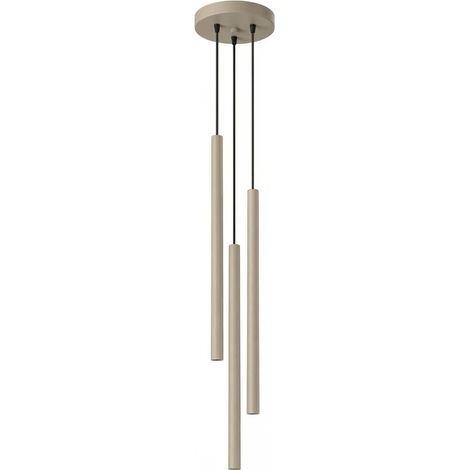 Hängeleuchten PASTELO taupe 3xG9 19.5cm Stahl Sollux (1/5)