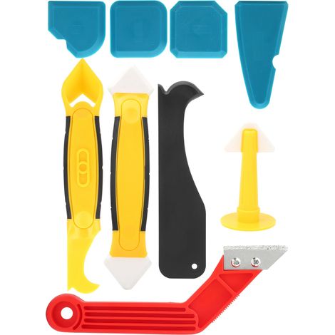 9-teiliges Set: Multifunktionswerkzeug für Silikonfugen, Spachtel, Schaber, Füller (1/5)