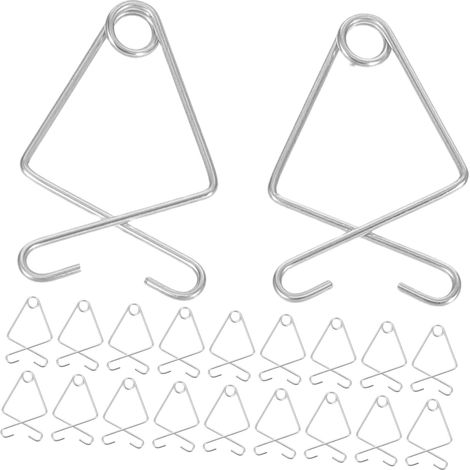 50 crochets plafond - acier - pour rangement et décoration (1/5)